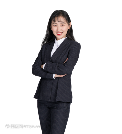 商务美女手