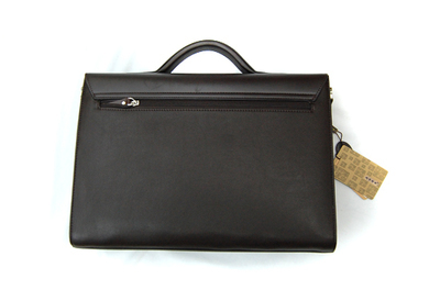 库奇世家深咖色公文包 商务精英的优选伴侣